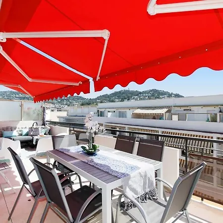 아파트 Xxl 2 Beds With Xxl Terrace Next To Martinez 칸느