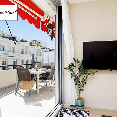 아파트 Xxl 2 Beds With Xxl Terrace Next To Martinez 칸느